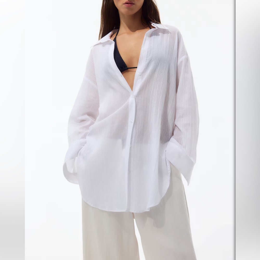 H&M Loose-fit Beach Shirt - Picture 2 of 4